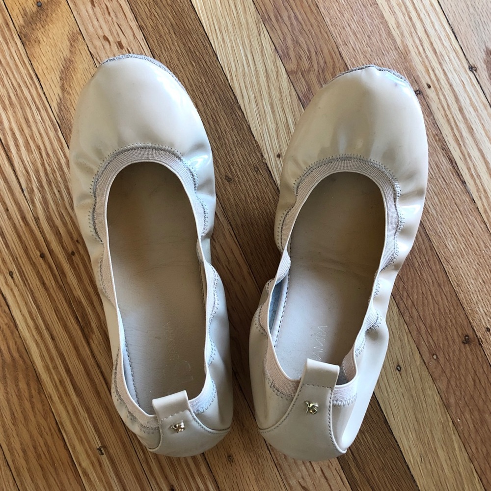 Yosi Samra Ballet Flat in Nude
